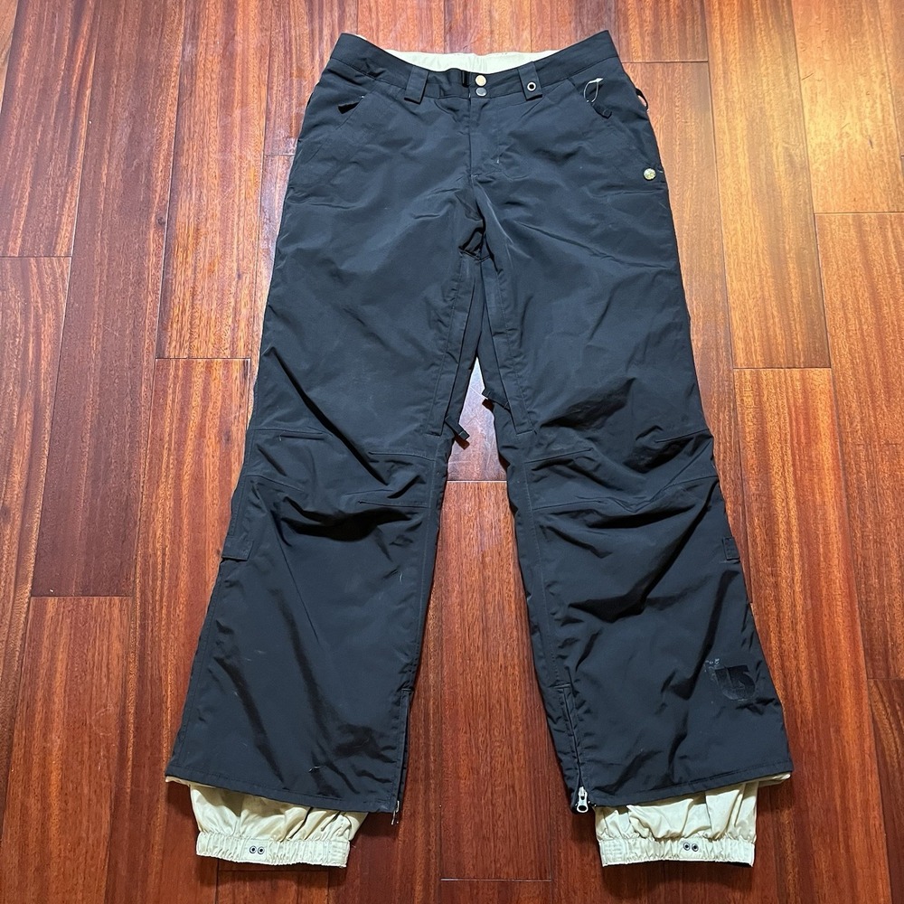 Burton Pants Womens Small Black Snowboard Ski 30x28 Winter Skiing READ *